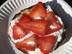 Grilled Doughnuts with Whip and Strawberries